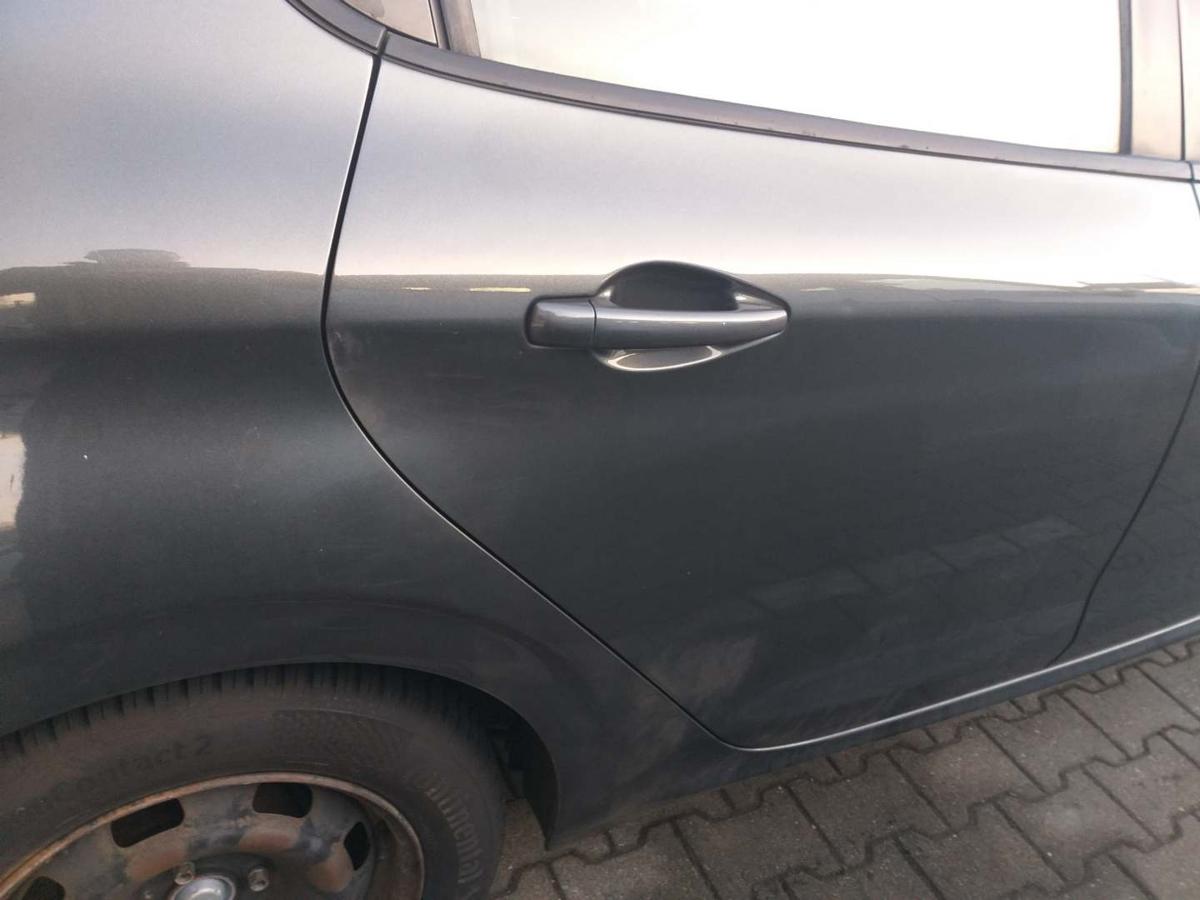 Peugeot 208 original T&uuml;r hinten rechts KTP Grau Shark Rohbau Bj.2015